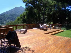 Stained Wood Deck